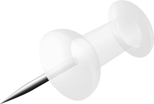 Alco Al-662-22 Pushpins Doosje A 40 Stuks Transparant