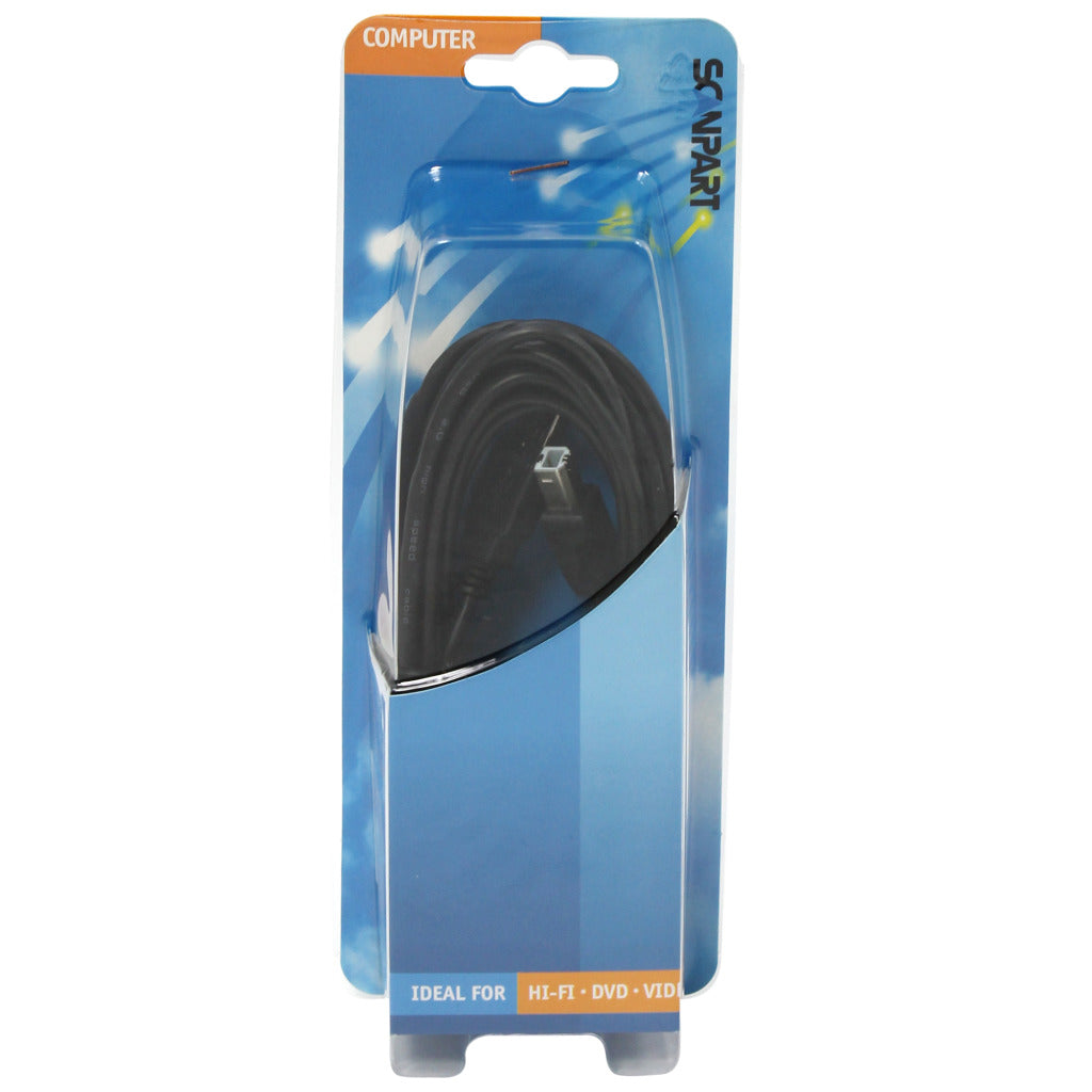 Scanpart Usb Kabel A(M)-B(M) Type2.0 5.0M