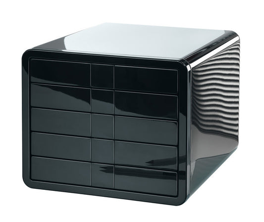 Han Ha-1551-13 Ladenkast I-Box Met 5 Gesloten Laden Zwart