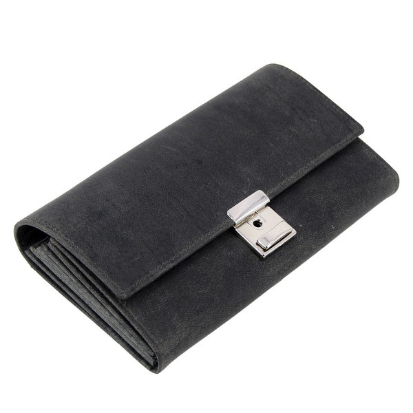 Alassio Ju-42196 Kelnerportefeuille Hunter Leer Grijs 18,5X9,5 Cm