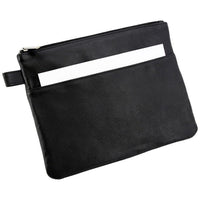 Alassio Ju-42232 Opbergetui 25X19 Cm Leer/Zwart