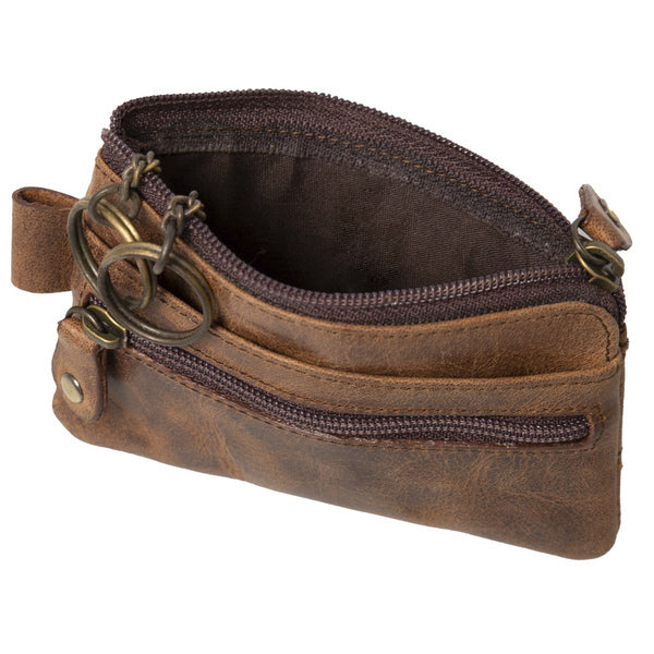 Alassio Ju-42242 Sleuteletui 7,5X10X1Cm Leer Bruin