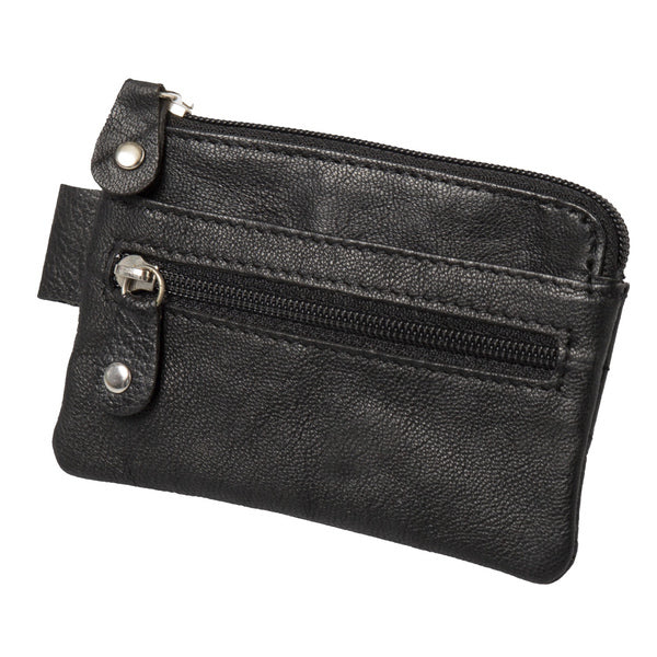 Alassio Ju-42247 Sleuteletui 7,5X10X1Cm Leer Zwart