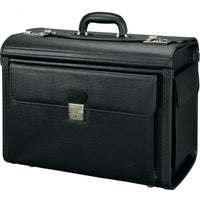 Juscha Ju-45047 Pilotenkoffer Alassio Vicenza 35 X 46 X 21,5 Cm Zwart