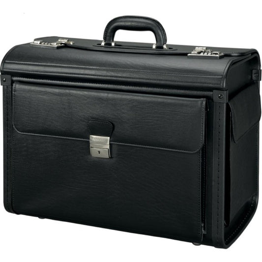 Juscha Ju-45047 Pilotenkoffer Alassio Vicenza 35 X 46 X 21,5 Cm Zwart