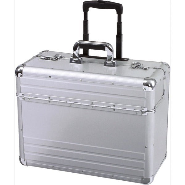 Juscha Ju-45122 Pilotenkoffer Alumaxx Omega 38,5 X 48 X 23 Cm Zilver