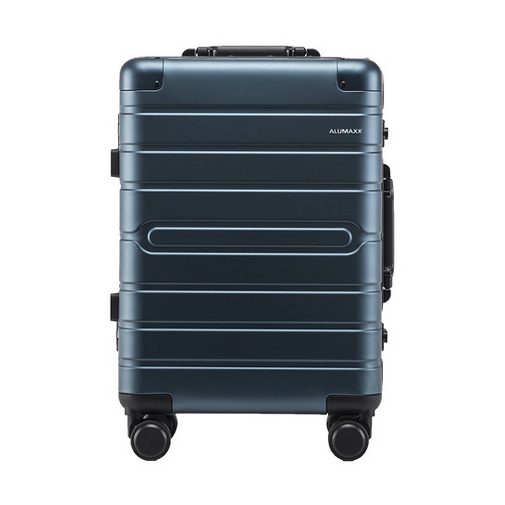 Alumaxx Ju-45189 Aluminium Koffer Gravity + 4 Wielen 56X37X21 Cm Blauw