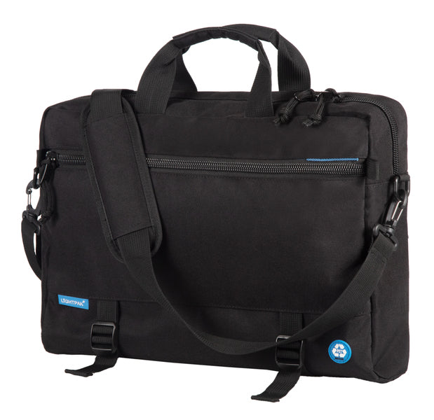 Juscha Ju-46201 Multi 3 In 1 Tas Rpet Zwart Laptop-, Rug- En Schoudertas Materiaal: Gerecycled Pet