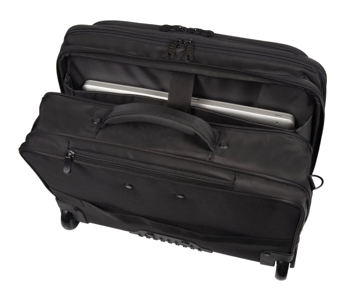 Juscha Ju-46215 Laptoptrolley Rpet Zwart 38X45X23Cm Materiaal: Gerecycled Pet