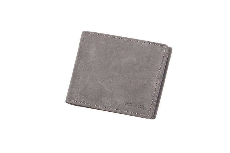 Juscha Ju-47254 Portefeuille Horizontaal Rfid Pride And Soul. Grijs Leer.