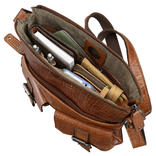Juscha Ju-47602 Schoudertas P&Amp;S Lilly Little 28 X 25 X 3,5 Cm Cognac