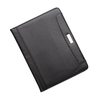 Juscha Ju-96086 Schrijfmap Alassio Mares A4 Kunstleer Zwart Notablok Rekenmachine 33X26X2,5Cm