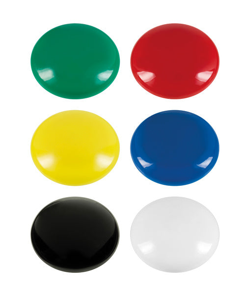 Westcott Ac-E10815 Magneet Assorti Pak À 6St. Ø 25X11,8Mm, 300G