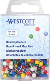 Westcott Ac-E10500 Markeerspelden Ø5Mm Ass. Kleuren, Ø5Mm X 16Mm