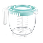 Overige Merken Maatbeker 2200 Ml Mint/Transparant