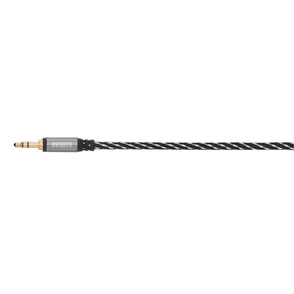 Avinity Audiokabel 3,5-Mm Stek./Stek. Stereo Stof Verguld 0,5 M