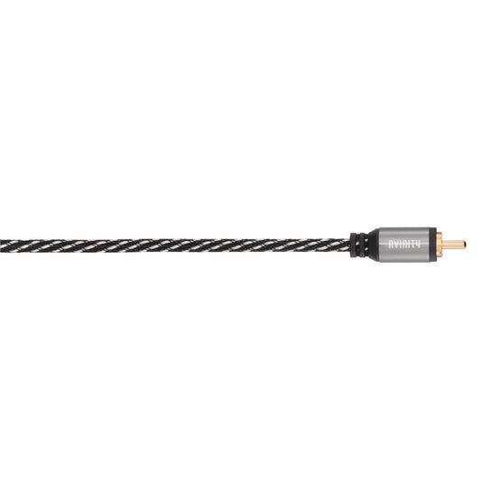 Avinity Subwooferkabel + Ad. Cinch-Aansl. - 2 Cinch-St Stof Verg. 3,0 M