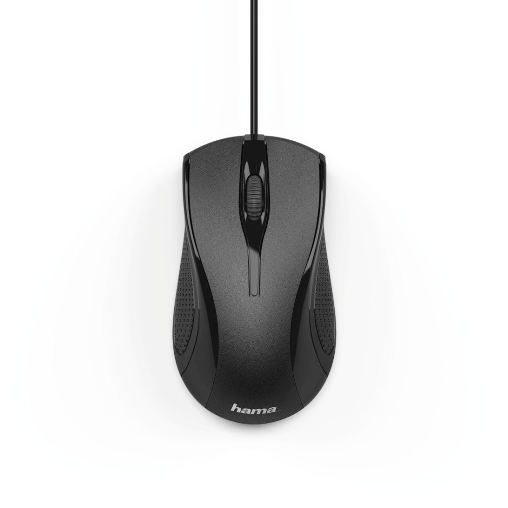 Hama Optische Muis Met 3 Knoppen Mc-200 Met Kabel Zwart