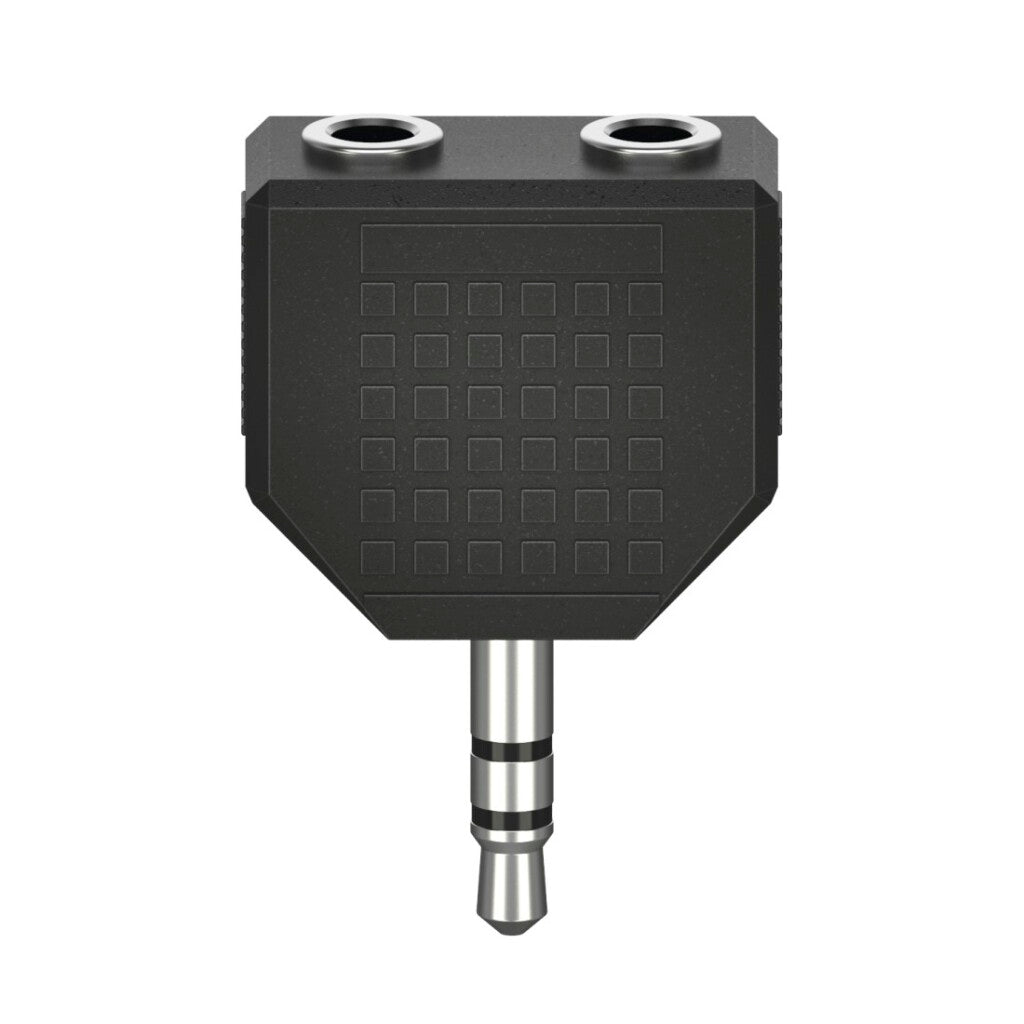 Hama Audioadapter 3,5-Mm-Jack-St. - 2 X 3,5-Mm-Jack-Kop. Stereo