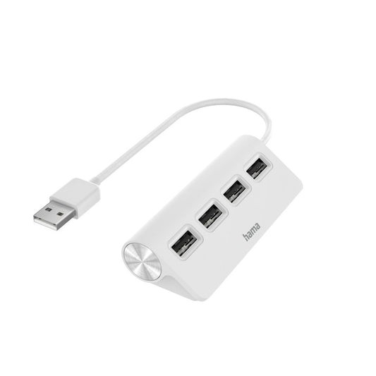 Hama Usb-Hub 4-Poorts Usb 2.0 480 Mbit/S Wit