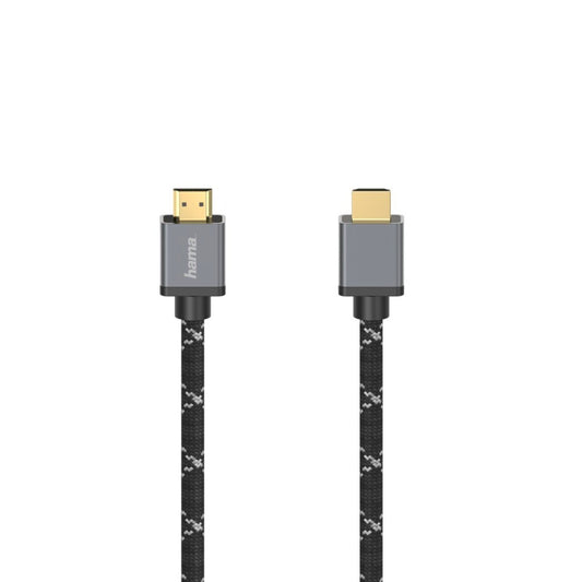 Hama Ultra High Speed Hdmi Kabel Verguld 8K 2 M Aluminium/Zwart