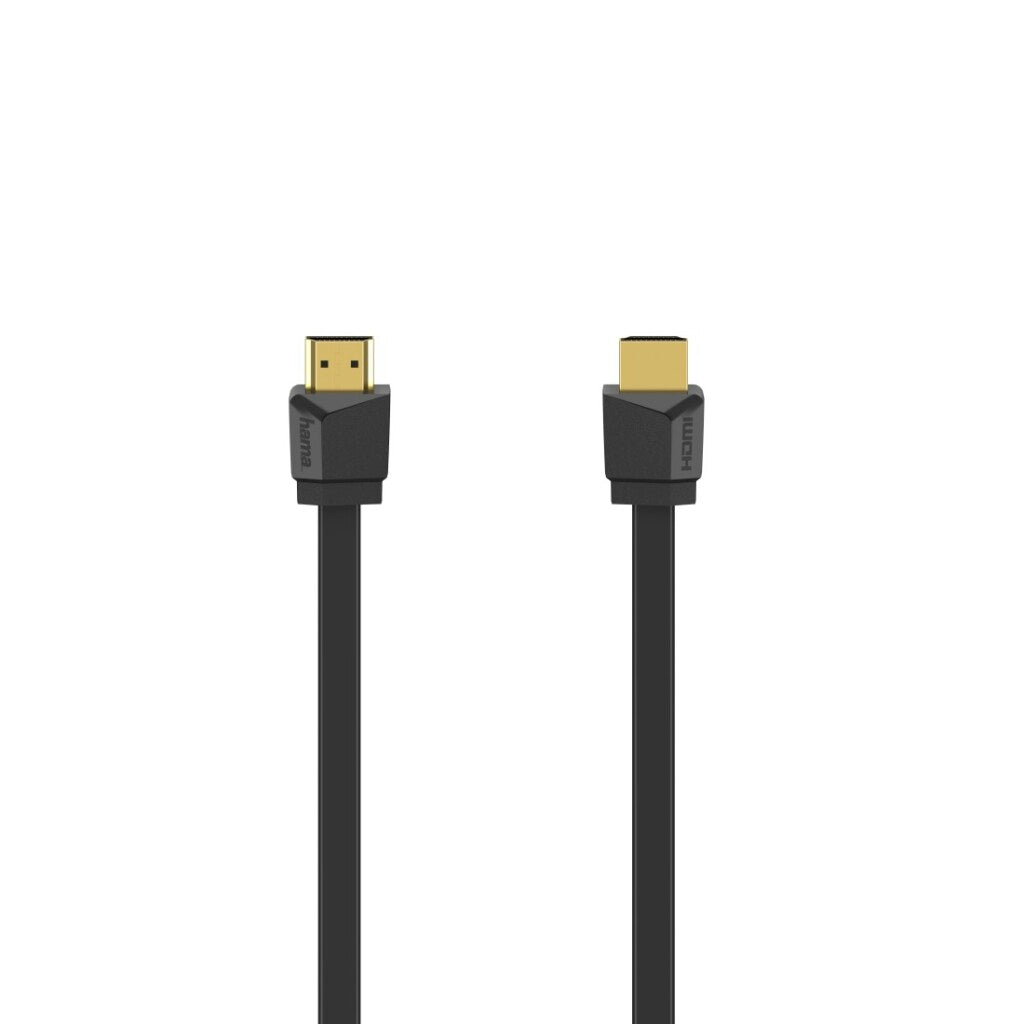 Hama High Speed Hdmi Kabel Verguld Flexi-Slim 4K Met Ethernet 1.5 M Zwart