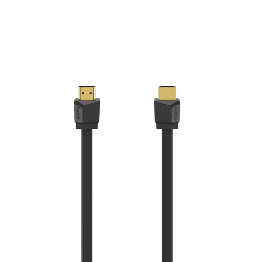 Hama High Speed Hdmi Kabel Verguld Flexi-Slim 4K Met Ethernet 1.5 M Zwart