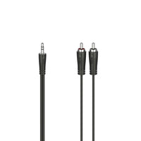 Hama Audiokabel 3,5-Mm-Jack-Stekker - 2 Cinch-Stekker Stereo 3,0 M