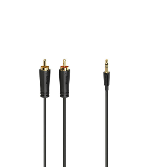 Hama Audiokabel 3,5-Mm-Jack-Stekker - 2 Cinch-Stekker Stereo Verg. 1,5 M