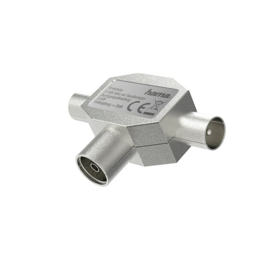 Hama Antenneverdeler Coax-Koppeling - 2 Coax-Stekkers Metaal