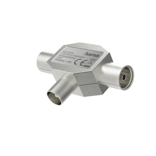 Hama Antenneverdeler Coax-Stekker - 2 Coax-Koppelingen Metaal