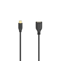 Hama Usb-C-Otg-Kabel Flexi-Slim Usb 2.0 480 Mbit/S Zwart 0,15 M