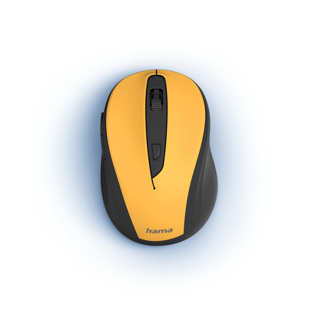 Hama Optische Draadl. Muis 6 Knoppen Mw-400 V2 Ergo. Usb-Ont. Signaalgeel