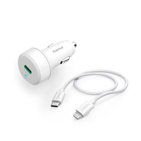 Hama Auto-Snellader Met Oplaadkabel Lightning Pd 20W 1 M Wit