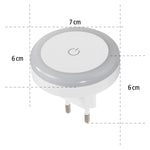 Hama Led-Nachtlampje Touch Switch Voor Stopcontact Aanraakknop Warm Licht