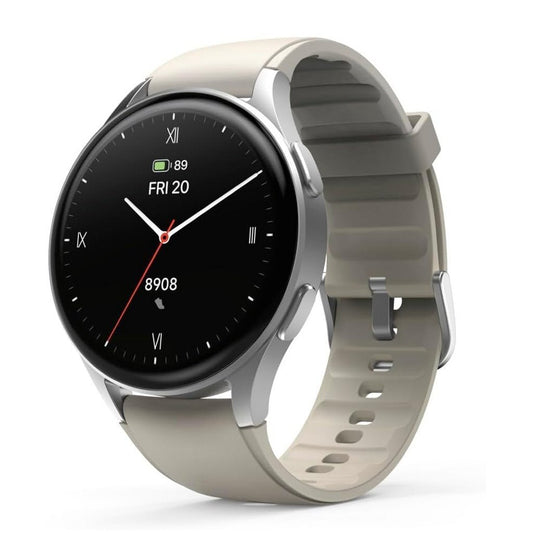Hama Smartwatch 8900 Gps Amoled 1.32 Zilver/Beige