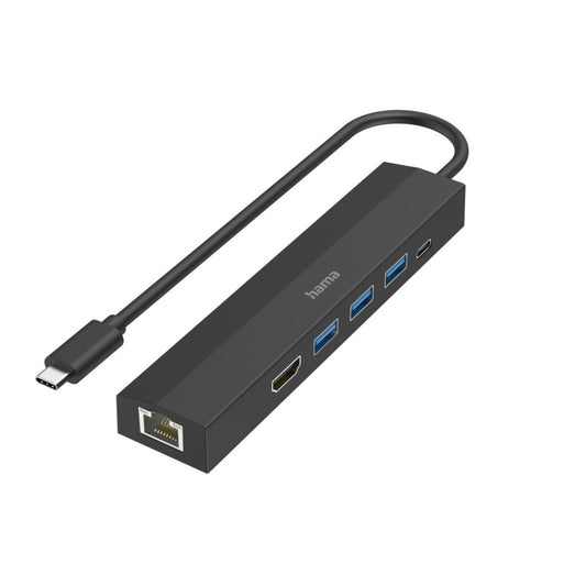 Hama Usb-C-Hub Multiport 6-Poorts 3X Usb-A Usb-C Hdmi&Trade; Lan/Ethernet