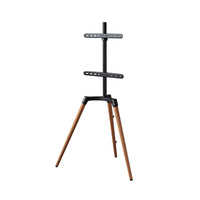 Hama Tv Standaard Zwenkbaar In Hoogte Verstelbaar Tot 65 Inch Schermen Zwart/Hout