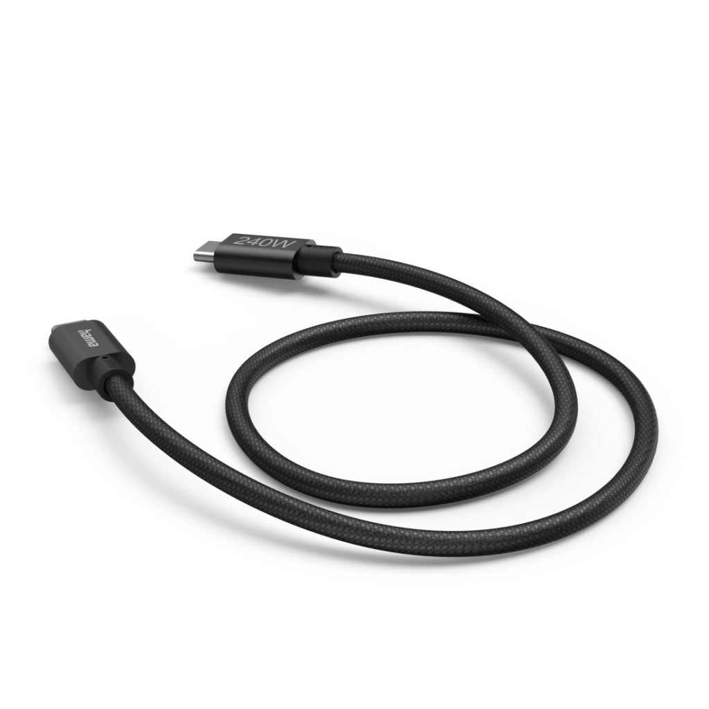 Hama Oplaadkabel Usb C - Usb C 150 Cm 240W Zwart