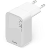 Hama Snellader Gan 1X Usb-C Pd 30W Wit