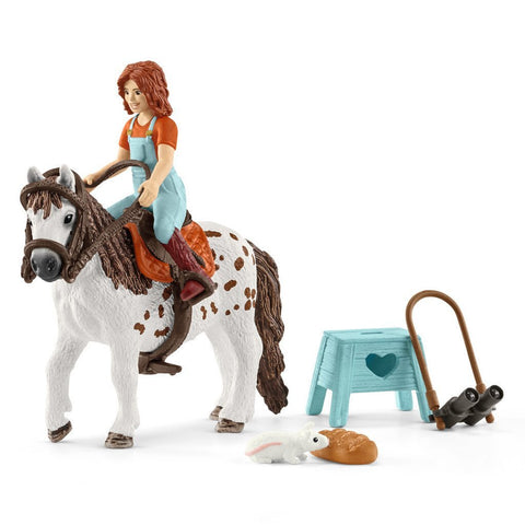 Schleich Horse Club Mia En Spotty + Accessoires