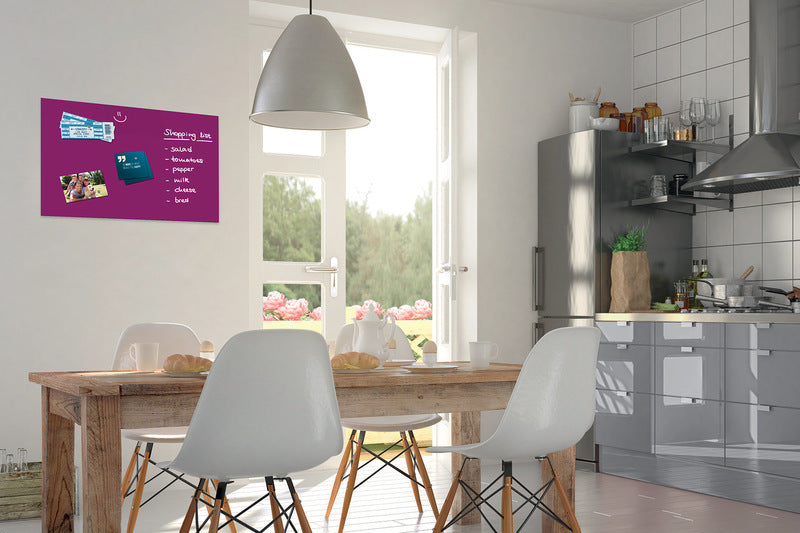 Sigel Si-B1204 Glasmagneetbord Be!Board Cyclaam 600X400X9Mm Incl. 2 Magneten