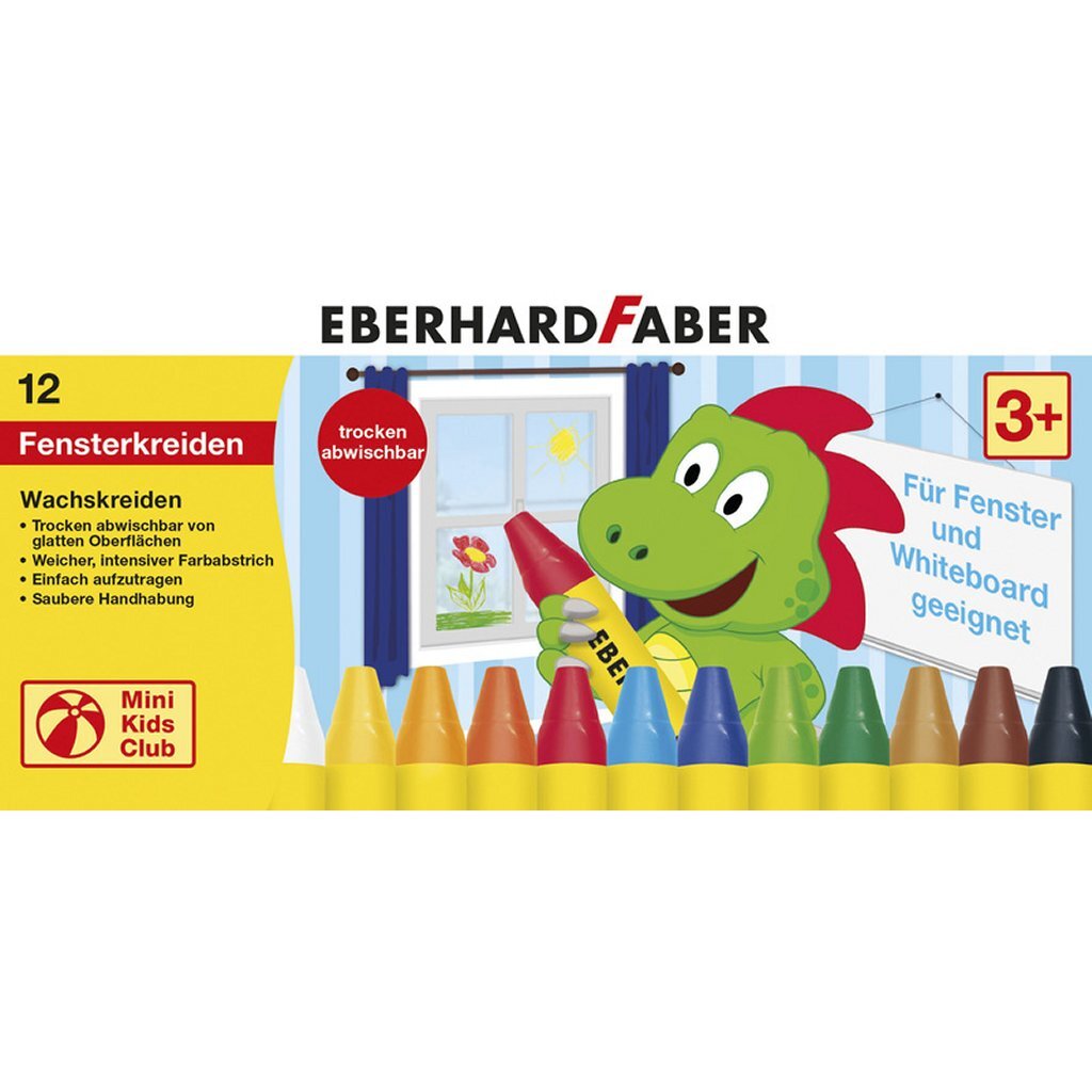 Eberhard Faber Ef-524112 Raamkrijt Etui A 12 Stuks Assorti