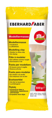 Eberhard Faber Ef-570301 Efaplast Classic Boetseermateriaal 500Gr. Wit