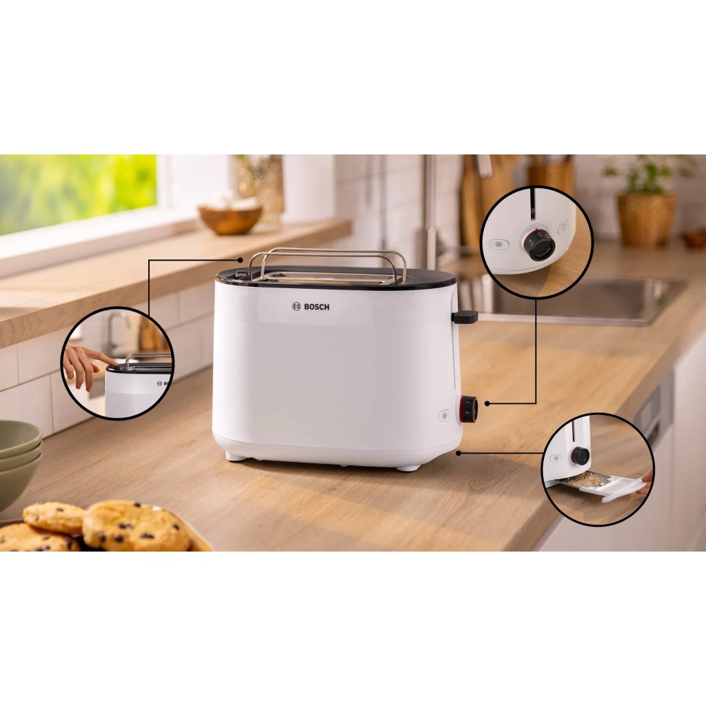 Bosch Tat2M121 Mymoment Broodrooster Wit