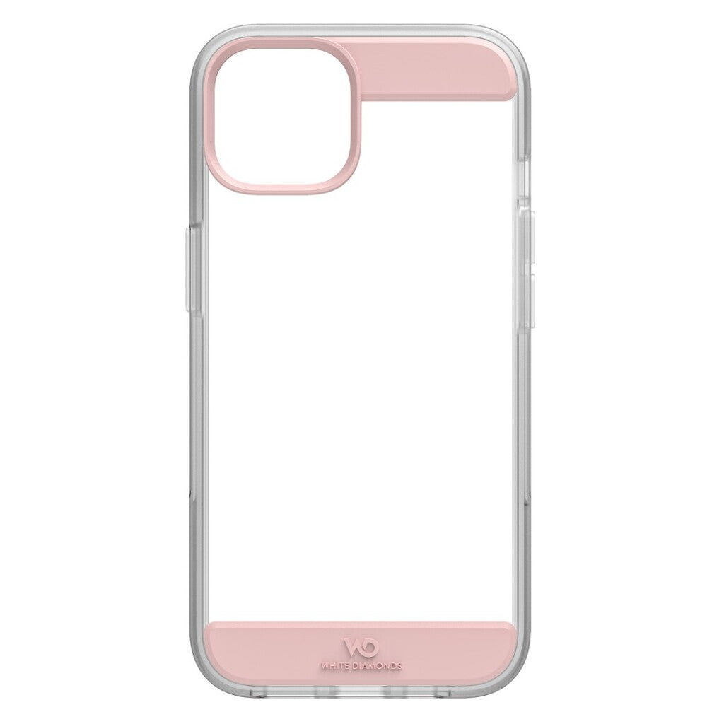 White Diamonds Air Protection Cover Voor Apple Iphone 14 Rose Gold