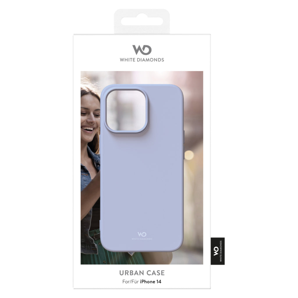 White Diamonds Urban Case Cover Voor Apple Iphone 14 Lichtblauw