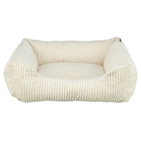 Trixie Vital Hondenmand Jonna Hoekig Ribfluweel Creme 120X80 Cm