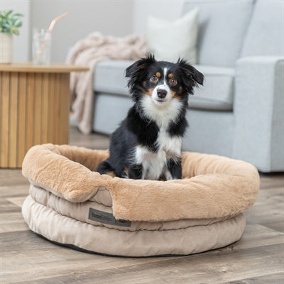 Trixie Hondenmand Liano Soft Rond Zand / Bruin 45X45X20 Cm