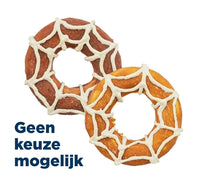 Trixie Halloween Donut Met Kippenborst En Eendenborst 8,5X8,5X2 Cm 70 Gr
